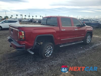 Trzecie zdjęcie samochodu z tyłu: 2018 GMC SIERRA C1500 DENALI VIN:3GTP1PEC6JG571187 - miniatura