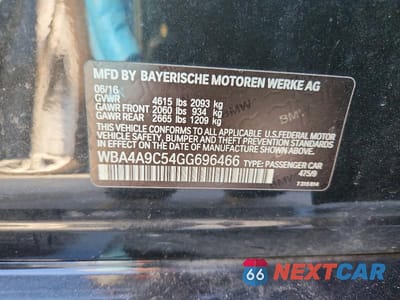 Zdjęcie 12 z 12 samochodu: 2016 BMW 428 I GRAN COUPE SULEV VIN:WBA4A9C54GG696466 - miniatura