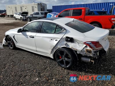 Drugie zdjęcie samochodu z przodu: 2021 GENESIS G70 3.3T VIN:KMTG34LE2MU071804 - miniatura