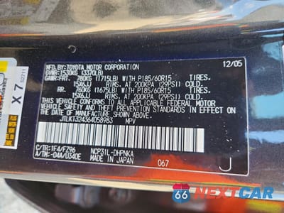 Zdjęcie 13 z 13 samochodu: 2006 SCION XB BASE VIN:JTLKT324364058983 - miniatura