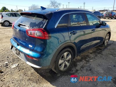 Trzecie zdjęcie samochodu z tyłu: 2019 KIA NIRO LX VIN:KNDCB3LC9K5334595 - miniatura