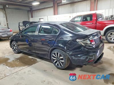 Drugie zdjęcie samochodu z przodu: 2015 HONDA CIVIC EXL VIN:2HGFB2F93FH509415 - miniatura