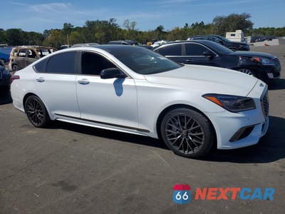 Czwarte zdjęcie samochodu z boku: 2019 GENESIS G80 3.3T SPORT VIN:KMTFN4JB5KU306093 - miniatura