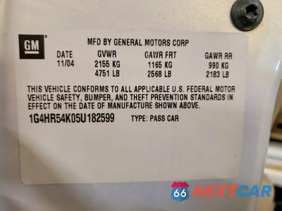 Zdjęcie 12 z 12 samochodu: 2005 BUICK LESABRE LIMITED VIN:1G4HR54K05U182599 - miniatura