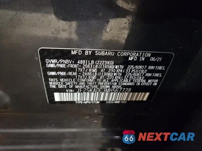 Zdjęcie 14 z 14 samochodu: 2021 SUBARU FORESTER VIN:JF2SKADC3MH567728 - miniatura