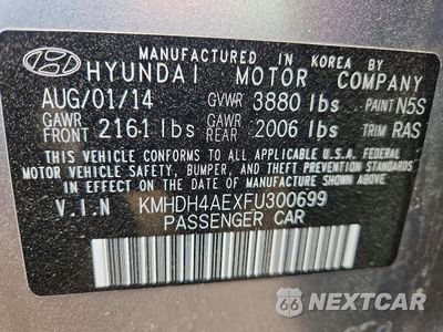 Zdjęcie 13 z 13 samochodu: 2015 HYUNDAI ELANTRA SE VIN:KMHDH4AEXFU300699 - miniatura