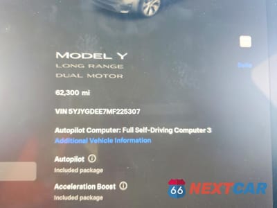 Zdjęcie 9 z 14 samochodu: 2021 TESLA MODEL Y VIN:5YJYGDEE7MF225307 - miniatura