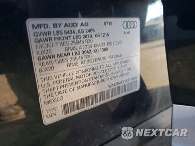Zdjęcie 14 z 15 samochodu: 2019 AUDI Q5 PREMIUM PLUS VIN:WA1BNAFY1K2138502 - miniatura