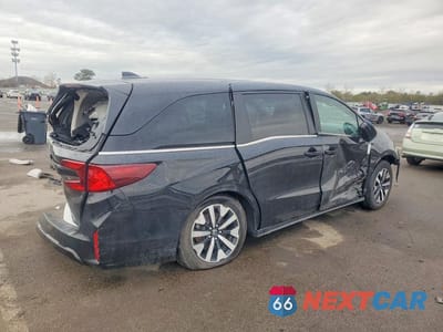 Trzecie zdjęcie samochodu z tyłu: 2025 HONDA ODYSSEY EXL VIN:5FNRL6H68SB020768 - miniatura