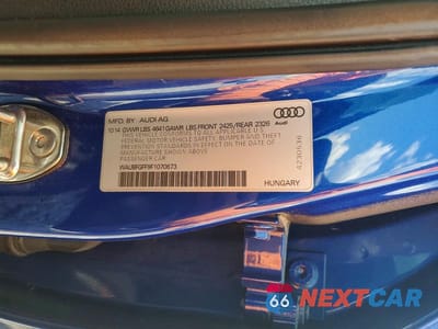 Zdjęcie 12 z 12 samochodu: 2015 AUDI S3 PREMIUM PLUS VIN:WAUBFGFF9F1070673 - miniatura