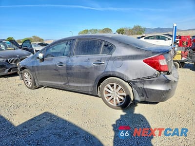 Drugie zdjęcie samochodu z przodu: 2012 HONDA CIVIC EXL VIN:19XFB2F98CE045561 - miniatura