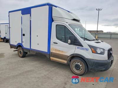Czwarte zdjęcie samochodu z boku: 2022 FORD TRANSIT DELIVERY TRUCK VIN:1FDBW5Z84NKA20255 - miniatura