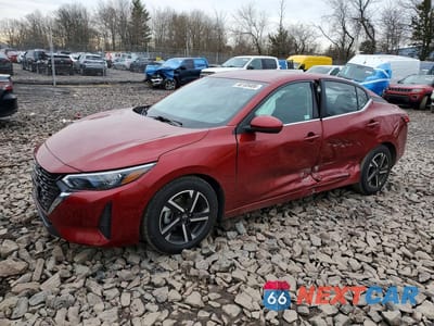 2024 NISSAN SENTRA SV 3N1AB8CV1RY292512 - główne zdjęcie licytacji z USA - miniatura