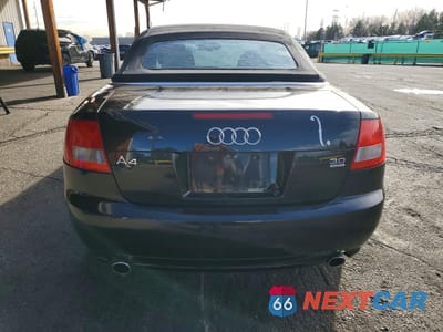 Zdjęcie 6 z 12 samochodu: 2005 AUDI A4 QUATTRO CABRIOLET VIN:WAUDT48H35K024389 - miniatura
