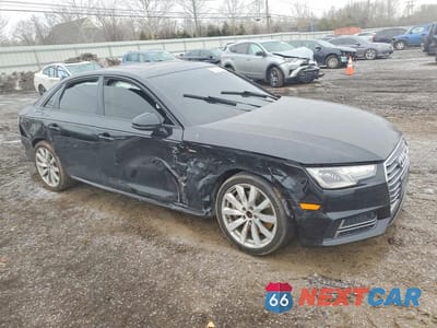 Czwarte zdjęcie samochodu z boku: 2018 AUDI A4 PREMIUM VIN:WAUDNAF44JA144288 - miniatura