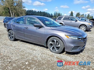 Czwarte zdjęcie samochodu z boku: 2022 HONDA INSIGHT EX VIN:19XZE4F57NE003723 - miniatura