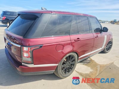 Trzecie zdjęcie samochodu z tyłu: 2017 LAND ROVER RANGE ROVER HSE VIN:SALGS2FV6HA325712 - miniatura