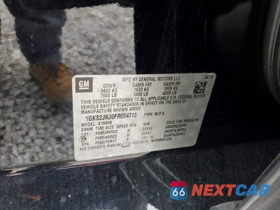 Zdjęcie 14 z 14 samochodu: 2015 GMC YUKON XL DENALI VIN:1GKS2JKJ0FR654715 - miniatura