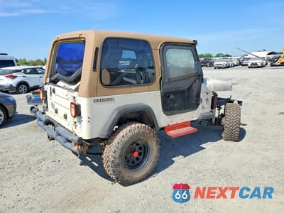 Trzecie zdjęcie samochodu z tyłu: 1987 JEEP WRANGLER VIN:2BCCL81J4HB510308 - miniatura