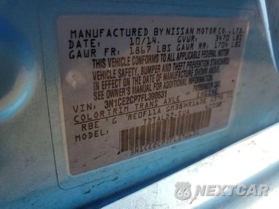 Zdjęcie 12 z 12 samochodu: 2015 NISSAN VERSA NOTE SV VIN:3N1CE2CP7FL390631 - miniatura