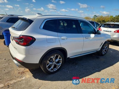 Trzecie zdjęcie samochodu z tyłu: 2022 BMW X3 SDRIVE30I VIN:WBX47DP05NN150743 - miniatura
