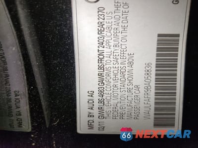 Zdjęcie 14 z 14 samochodu: 2011 AUDI A5 PREMIUM PLUS VIN:WAULFAFR9BA058836 - miniatura