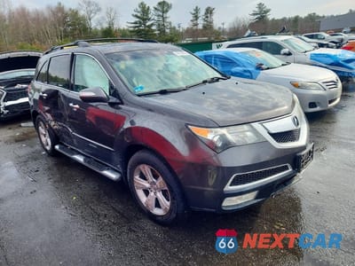 Czwarte zdjęcie samochodu z boku: 2011 ACURA MDX VIN:2HNYD2H28BH510968 - miniatura