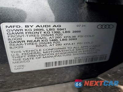 Zdjęcie 14 z 14 samochodu: 2024 AUDI Q5 E PREMIUM PLUS 55 VIN:WA1E2AFY4R2148649 - miniatura