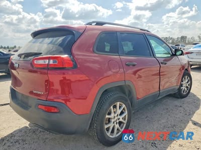 Trzecie zdjęcie samochodu z tyłu: 2017 JEEP CHEROKEE SPORT VIN:1C4PJLAB4HW547987 - miniatura
