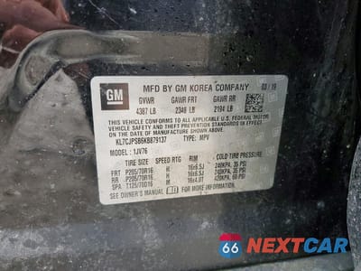 Zdjęcie 13 z 14 samochodu: 2019 CHEVROLET TRAX 1LT VIN:KL7CJPSB6KB879137 - miniatura