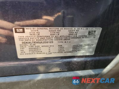 Zdjęcie 13 z 13 samochodu: 2018 GMC TERRAIN SLE VIN:3GKALTEV0JL239123 - miniatura