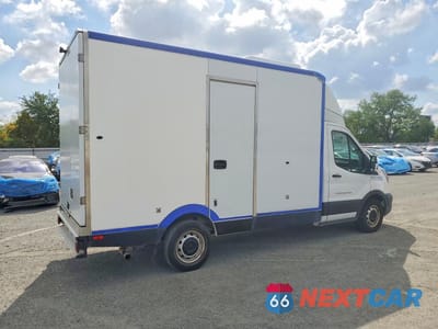 Trzecie zdjęcie samochodu z tyłu: 2021 FORD TRANSIT DELIVERY TRUCK VIN:1FDBW5Z80MKA84307 - miniatura