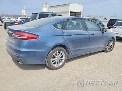 Trzecie zdjęcie samochodu z tyłu: 2019 FORD FUSION VIN:3FA6P0HD5KR114078 - miniatura