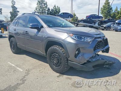Czwarte zdjęcie samochodu z boku: 2021 TOYOTA RAV4 HYBRID XLE VIN:4T3RWRFV8MU045718 - miniatura