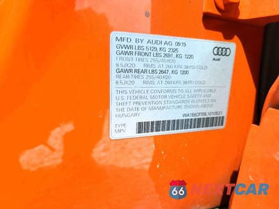 Zdjęcie 13 z 13 samochodu: 2020 AUDI Q3 PREMIUM PLUS S-LINE VIN:WA1EECF39L1010531 - miniatura