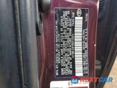 Zdjęcie 12 z 12 samochodu: 2016 TOYOTA AVALON LIMITED VIN:4T1BK1EB1GU213251 - miniatura