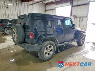Trzecie zdjęcie samochodu z tyłu: 2016 JEEP WRANGLER UNLIMITED SAHARA VIN:1C4BJWEG2GL252095 - miniatura