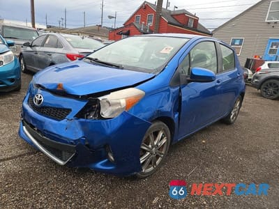 Drugie zdjęcie samochodu z przodu: 2014 TOYOTA YARIS 5-DOOR SE VIN:JTDKTUD31ED585361 - miniatura