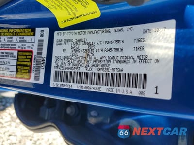 Zdjęcie 12 z 12 samochodu: 2017 TOYOTA TACOMA SR5 V6 VIN:5TFAZ5CNXHX053953 - miniatura