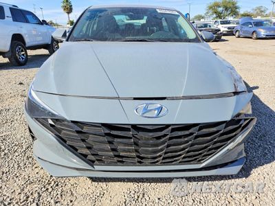 Piąte zdjęcie samochodu w środku: 2021 HYUNDAI ELANTRA HYBRID BLUE VIN:KMHLM4AJ6MU012728 - miniatura