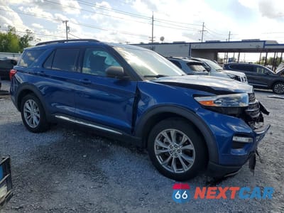 Czwarte zdjęcie samochodu z boku: 2020 FORD EXPLORER XLT VIN:1FMSK7DHXLGD13477 - miniatura
