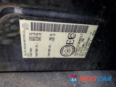 Zdjęcie 12 z 12 samochodu: 2018 NISSAN MAXIMA 3.5 S VIN:1N4AA6AP7JC364017 - miniatura