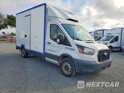 Czwarte zdjęcie samochodu z boku: 2021 FORD TRANSIT DELIVERY TRUCK VIN:1FDBW5Z8XMKA80071 - miniatura