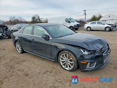 Czwarte zdjęcie samochodu z boku: 2019 AUDI A4 PRESTIGE VIN:WAUFNAF46KN007758 - miniatura