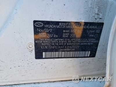 Zdjęcie 13 z 13 samochodu: 2018 HYUNDAI SONATA SEL VIN:5NPE34AFXJH670229 - miniatura