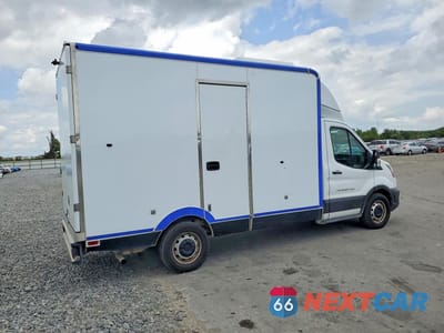 Trzecie zdjęcie samochodu z tyłu: 2021 FORD TRANSIT DELIVERY TRUCK VIN:1FDBW5Z84MKA79949 - miniatura