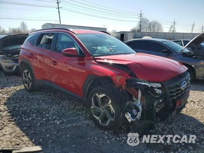 Czwarte zdjęcie samochodu z boku: 2022 HYUNDAI TUCSON SEL VIN:5NMJFCAE7NH100778 - miniatura