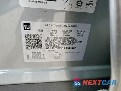 Zdjęcie 13 z 13 samochodu: 2025 CHEVROLET TRAVERSE LT VIN:1GNEVGRS0SJ303322 - miniatura