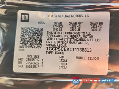 Zdjęcie 13 z 13 samochodu: 2026 CHEVROLET COLORADO LT VIN:1GCPSCEK1T1138813 - miniatura