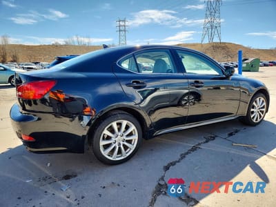 Trzecie zdjęcie samochodu z tyłu: 2007 LEXUS IS 250 BASE VIN:JTHCK262475015351 - miniatura